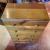 Pine Five Drawer Tallboy Dresser
