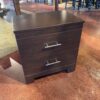 DICKSON FURNITURE Two Drawer Nightstand in Blackest Brown