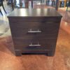 DICKSON FURNITURE Two Drawer Nightstand in Blackest Brown