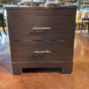 DICKSON FURNITURE Two Drawer Nightstand in Blackest Brown