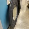 MAJESTIC MIRROR Dark Brown Textured Border Circle Mirror