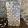 Rectangular Mother of Pearl Table Lamp