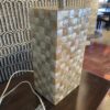 Rectangular Mother of Pearl Table Lamp