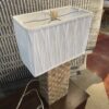 Rectangular Mother of Pearl Table Lamp
