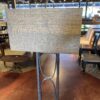 Metal Base Rectangular Floor Lamp