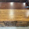 Carved Wood Dresser with 9 Drawers