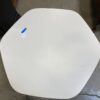 KEILHAUER Talk 8721L Large White Laminate Side Table with Metal Base