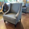 High Back Lounge Accent Chair in Grey