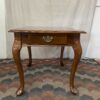 Wood Side Table w/ Cabriole Legs
