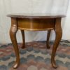 Circular Side Table w/ Cabriole Legs