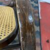 Vintage Dark Bentwood Cane Back Rocking Chair