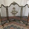Italian Brass Fireplace Set