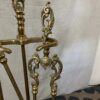 Italian Brass Fireplace Set