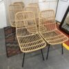 Rattan Dining Chairs (Set of 6)