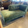 JOYBIRD Green Velvet Single Arm Chaise