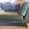 JOYBIRD Green Velvet Single Arm Chaise
