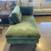 JOYBIRD Green Velvet Single Arm Chaise