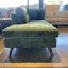 JOYBIRD Green Velvet Single Arm Chaise