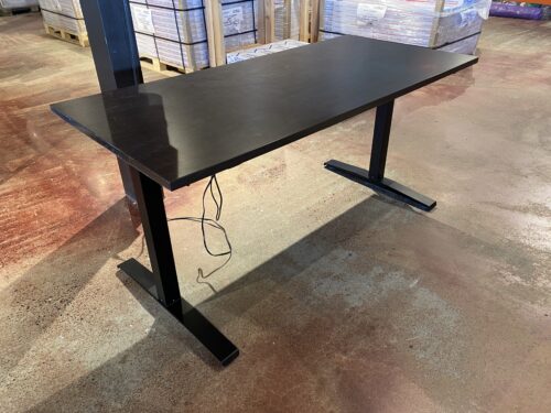 Dark Wood Top Standing Desk
