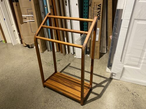 AQUA TEAK Sula Versatile Teak Towel Rack