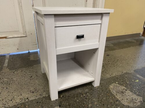 RESTORATION HARDWARE Baby and Child White Nightstand