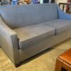 Neutral Grey Slope Arm 3-Seater Sofa