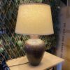 Hammered Metal Table Lamp