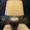 Hammered Metal Table Lamp
