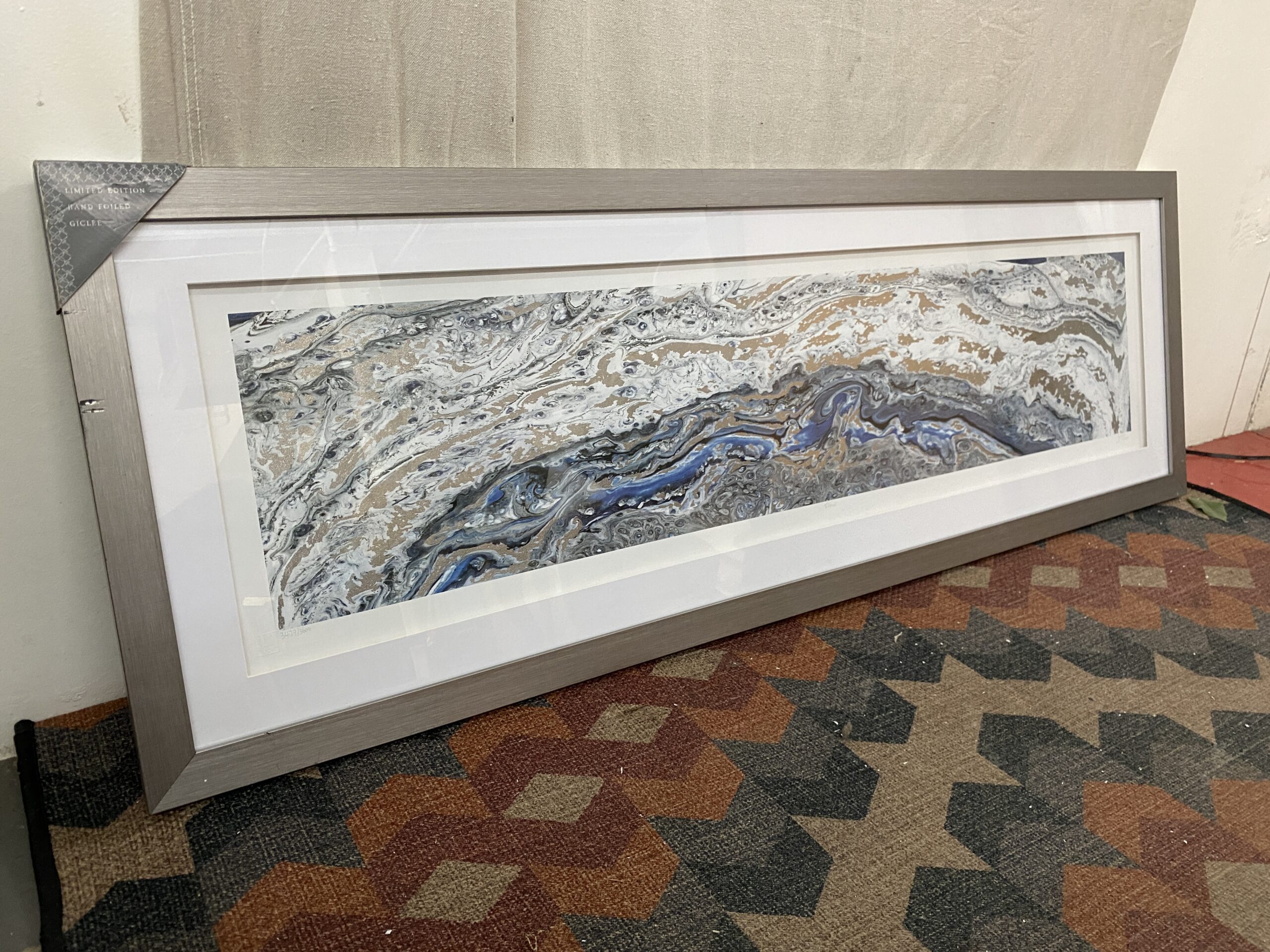 “Flow” Limited Edition Mixed Media Art Piece by Zelda Crane