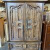 Rustic Castle Keep Armoire w/ Lower Drawer