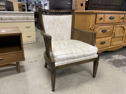 Mission Style Rattan Armchair