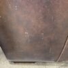 Dark Brown Rolled Arm Loveseat w/ Nailhead Trim
