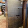 Cherry Mission Style Desk Cabinet w/ Keyboard Tray