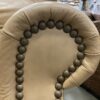 CRAFTWORK Classic Tan Leather Armchair w/ Nailhead Trim