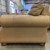CRAFTWORK Classic Tan Leather Armchair w/ Nailhead Trim