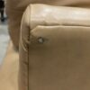 CRAFTWORK Classic Tan Leather Armchair w/ Nailhead Trim