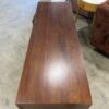 Carved Leaf Wooden Console Table