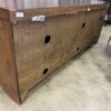 Carved Leaf Wooden Console Table