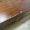 Carved Leaf Wooden Console Table