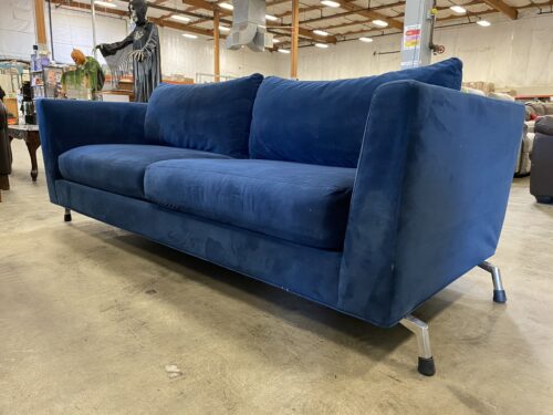 HMX Modern Dark Blue Sofa