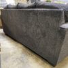 ASHLEY Dark Grey 3-Seat Sofa w/ Decorative Pillows