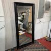 Black Framed Tall Leaning Mirror