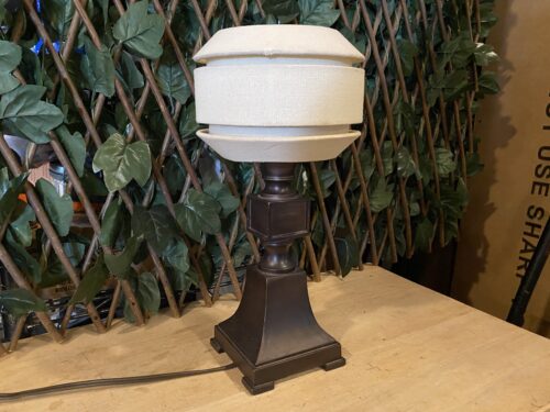 Petite Lamp w/ Unique Multi-Layer Shade