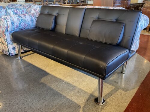 Modern Transitional Sofa w/ Flip Down Console