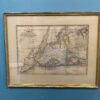 Framed Vintage 1838 New York Map