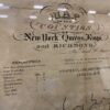 Framed Vintage 1838 New York Map