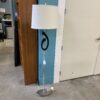 Modern Floor Lamp with Oval Lampshade