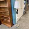Modern Floor Lamp with Oval Lampshade
