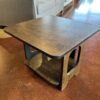 Sculpted Three Sided End Table