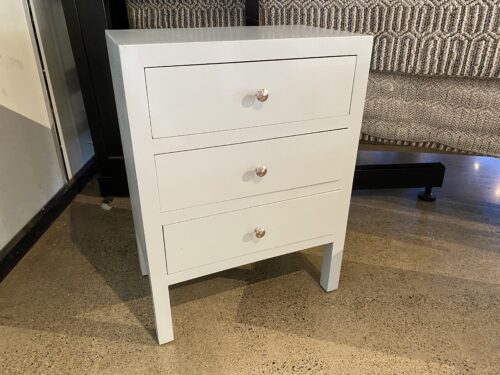 Lightweight Pastel Blue Three Drawer Chest